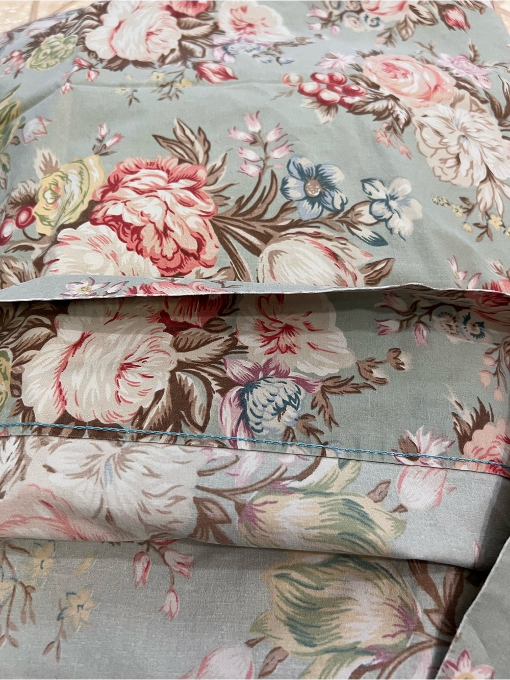Ralph Lauren Blue Label Charlotte Queen Sheet Set Flat Fitted 2 Pillowcases USA - Picture 8 of 13